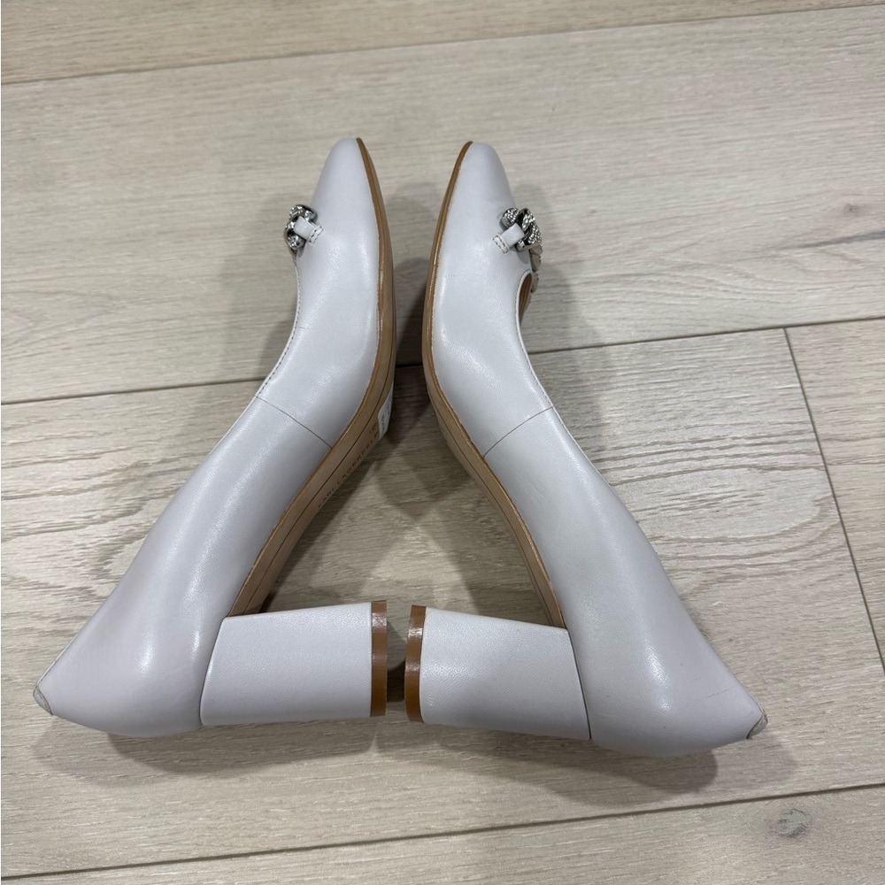 Karl Lagerfeld Sante Leather Embellished Pumps - Picture 7 of 11